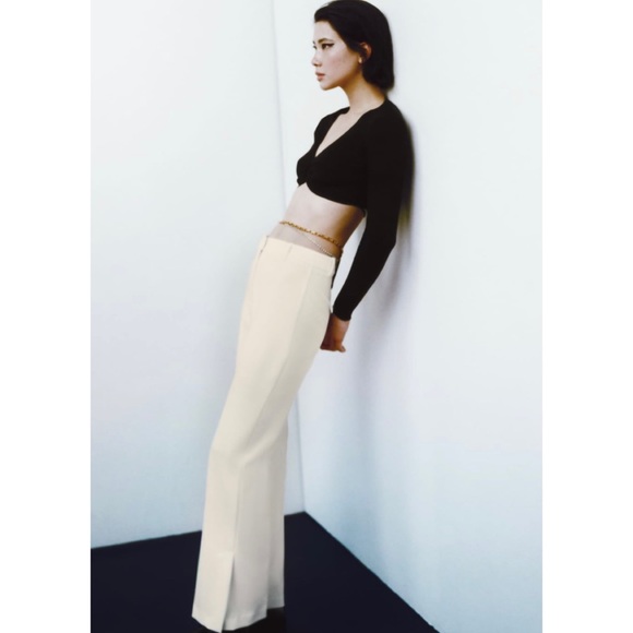 🆕 {Zara} Metallic Floral Belt - Picture 8 of 8